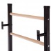 Шведська стінка-стійка BioGym Fitness Wood сталь дерево чорно-коричневий, код: L-6789-S52