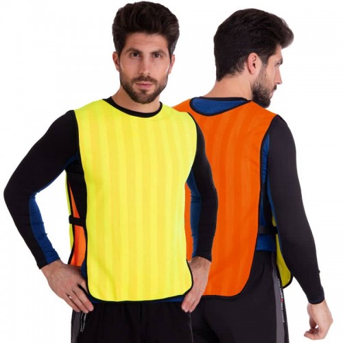 Манишка для футболу двостороння PlayGame лимонний-помаранчевий, код: CO-0792_YOR Манишка для футболу двостороння PlayGame лимонний-помаранчевий, код: CO-0792_YOR