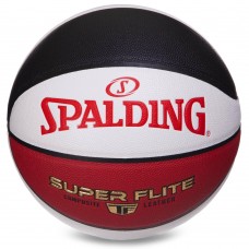 М"яч баскетбольний Spalding Super Flite №7 білий-червоний, код: 76929Y-S52