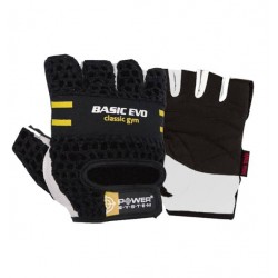 Рукавички для фітнесу Power System Basic EVO Line XS Black/Yellow, код: PS_2100E_XS_Black/Yellow