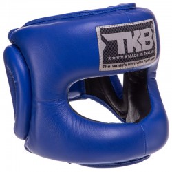 Шолом боксерський з бампером шкіряним Top King Pro Training S синій, код: TKHGPT-OC_SBL-S52