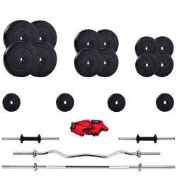 Набірна штанга і гантелі Fit-On 91кг, код: 2222-0091