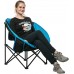 Крісло KingCamp Moon Leisure Chair 840х700х800 мм, темно-синій код: KC3816 Black/Blue