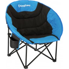 Крісло KingCamp Moon Leisure Chair 840х700х800 мм, темно-синій код: KC3816 Black/Blue