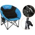 Крісло KingCamp Moon Leisure Chair 840х700х800 мм, темно-синій код: KC3816 Black/Blue