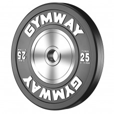 Диск бамперна тренувальний GymWay 25 кг, код: TPR-25K