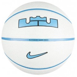 М'яч баскетбольний Nike Playground 2.0 8P L James Deflated Phantom University №7, білий-блакитний, код: 887791758194