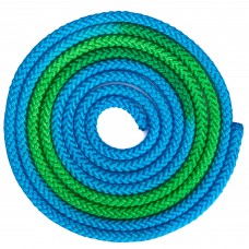 Скакалка для художньої гімнастики Beauty 3 м, зелений-блакитний, код: C-1657_GN