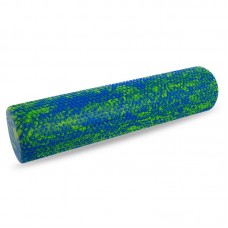 Ролик для йоги FitGo 600х150 мм, синій-салатовий, код: FI-6981_BLLG