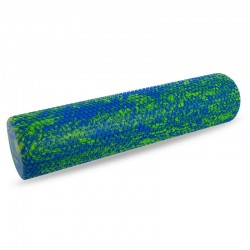 Ролик для йоги FitGo 600х150 мм, синій-салатовий, код: FI-6981_BLLG