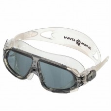 Окуляри-напівмаска для плавання MadWave Sight II сірий-білий, код: M046301_GRW Окуляри-напівмаска для плавання MadWave Sight II сірий-білий, код: M046301_GRW