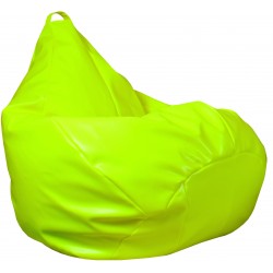 Крісло груша Tia-Sport, екошкіра, S - 900х600 см, лимонний, код: sm-0069-2-10