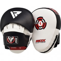 Лапи боксерські RDX T1 Curved White/Black, код: FPR-T1W