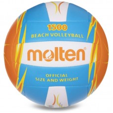 М"яч для пляжного волейболу Molten №5, код: V5B1500-CO-SH-S52