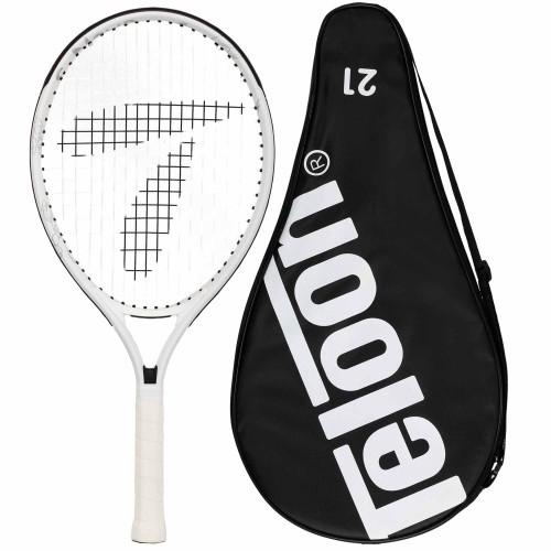 Ракетка для великого тенісу дитяча Teloon 21", 5-7 років, білий-сірий, код: 2562-21