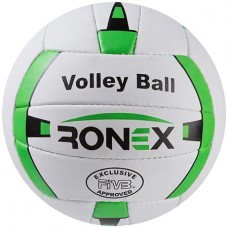 М"яч волейбольний Ronex Orignal Grippy №5 зелений /білий, код: RXV-2G-WS