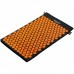 Килимок акупунктурний 4FIZJO Classic Mat Аплікатор Кузнєцова Black/Orange 720х420 мм, код: P-5907222931738