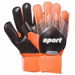 Рукавички воротарські PlayGame Sport чорний-помаранчевий, розмір 10, код: 920_BKOR_10-S52