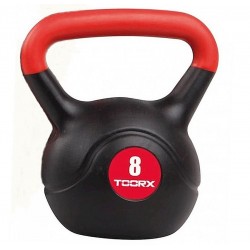 Гиря вінілова Toorx PVC 8 кг Black/Orange, код: 931127-SVA