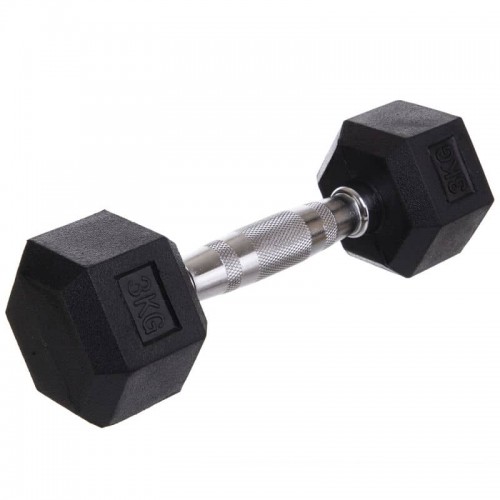 Гантель цільна шестигранна BioGym 1х3кг, код: SC-8013-3-S52