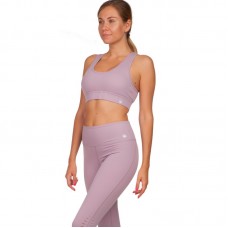 Комплект спортивний жіночий (лосини та топ) V&X M, 44-46, пурпурний, код: WX1177-QK1176_MV