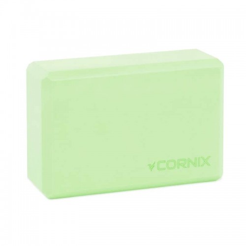 Блок для йоги Cornix EVA 228x152x76 мм, зелений, код: XR-0103