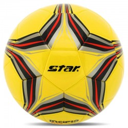 М"яч футбольний Star Incipio Plus №5 PVC, жовтий-червоний, код: SB6415C_Y