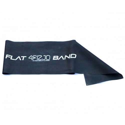 Стрічка-еспандер для спорту та реабілітації 4FIZJO Flat Band 200х15 cм, 12-15 кг, Black, код: P-5907222931677