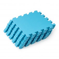 Мат-пазл дитячий килимок-пазл WCG 300х300х10мм, 10 частин, блакитний, код: EVA 30х30х1B10-IF