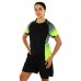 Форма волейбольна жіноча футболка та шорти Lidong M, чорний-салатовий, код: 7320-8808_MBKLG Форма волейбольна жіноча футболка та шорти Lidong M, чорний-салатовий, код: 7320-8808_MBKLG