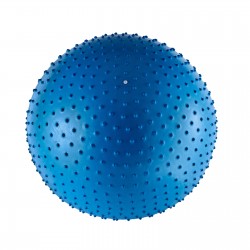 М"яч гімнастичний з вкладками Body Sculpture 650 мм, синій, код: 5903733006804-IN