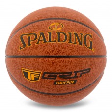М"яч баскетбольний Spalding TF Griffit Grip №7, коричневий, код: 76873YREV1-S52