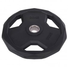 Млинці поліуретанові BioGym 51мм 20кг чорний, код: SC-3858-20-S52 Млинці поліуретанові BioGym 51мм 20кг чорний, код: SC-3858-20-S52