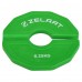 Блини диски змінні гумові Zelart Rubber Change Plates 0,25 кг, зелений, код: TA-1692-0_25