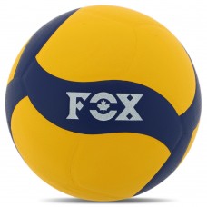 М"яч волейбольний Fox №5 PU клеєний, жовтий-синій, код: V200W-F-S52 М"яч волейбольний Fox №5 PU клеєний, жовтий-синій, код: V200W-F-S52