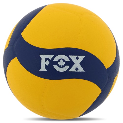 М"яч волейбольний Fox №5 PU клеєний, жовтий-синій, код: V200W-F-S52 М"яч волейбольний Fox №5 PU клеєний, жовтий-синій, код: V200W-F-S52