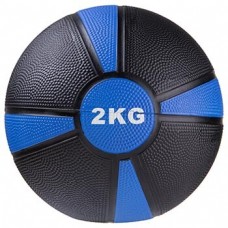 М"яч медбол FitGo 2кг (4/4), d=19см, синій, код: 82323B-2-WS