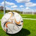 М"яч футбольний SportVida №5 білий-помаранчевий, код: SV-SE0100