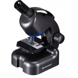 Мікроскоп Bresser Junior CM-04 100x-900x Black з набором для дослідів і адаптером для смартфона (14951), код: 931504-SVA