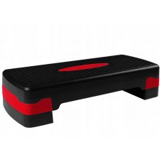 Степ-платформа EasyFit Step-B 2-ступінчаста, 680х280 мм, чорний-червоний, код: EF-0540-EF