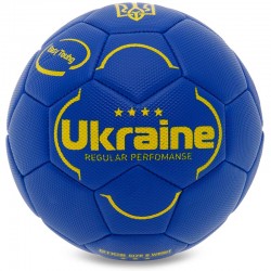М"яч футбольний PlayGame Ukraine International Standart №3, синій, код: FB-9308_BL