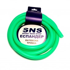 Еспандер латексна трубка SNS Medium G110-25, опір до 17 кг, зелений, код: 10909-SNS Еспандер латексна трубка SNS Medium G110-25, опір до 17 кг, зелений, код: 10909-SNS
