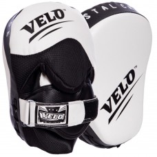Лапа вигнута для боксу та єдиноборств Velo 23x17x11см, білий, 2шт, код: VL-2212_W-S52