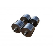 Гантелі металеві розбірні HardSport 2х40 кг, без покриття, код: HS50277 Гантелі металеві розбірні HardSport 2х40 кг, без покриття, код: HS50277