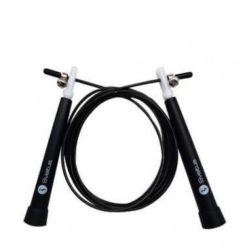 Скакалка швидкісна Sveltus чорна 3 м, код: SLTS-2706 Скакалка швидкісна Sveltus чорна 3 м, код: SLTS-2706