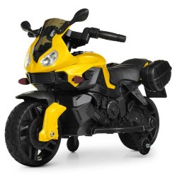 Дитячий електромобіль Bambi Мотоцикл, жовтий код: M 4080EL-6-MP