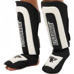 Захист гомілки і стопи для єдиноборств Fistrage XL чорний-білий, код: VL-4161_XLBKW Захист гомілки і стопи для єдиноборств Fistrage XL чорний-білий, код: VL-4161_XLBKW