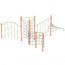 Ігровий комплекс InterAtletika Канатні пригоди 7352х6127х2783 мм код: LK801-SM Ігровий комплекс InterAtletika Канатні пригоди 7352х6127х2783 мм код: LK801-SM