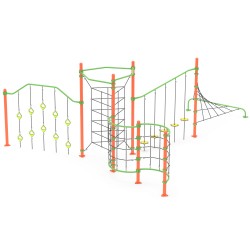 Ігровий комплекс InterAtletika Канатні пригоди 7352х6127х2783 мм код: LK801-SM Ігровий комплекс InterAtletika Канатні пригоди 7352х6127х2783 мм код: LK801-SM