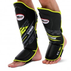Захист гомілки та стопи для єдиноборств Twins M, чорний-салатовий, код: BO-5086_MLG Захист гомілки та стопи для єдиноборств Twins M, чорний-салатовий, код: BO-5086_MLG